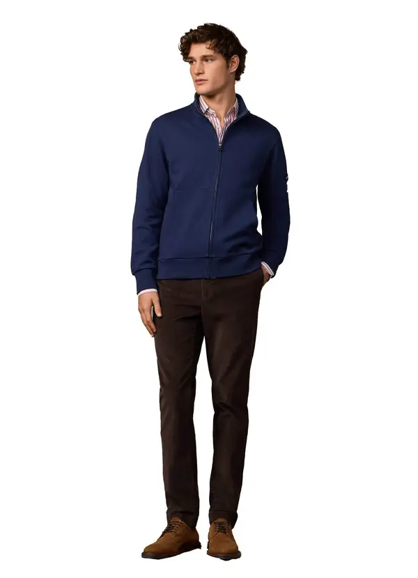 Zip-Up Jacket with Logo Collar 2 Image