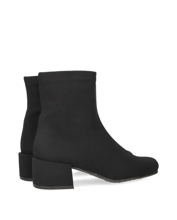 Block Low Heel Suede Ankle Boots 2 Image