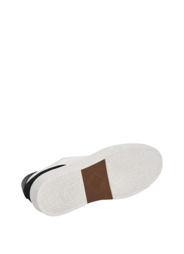 Hackney Delta Leather and Suede Trainer 2 Image