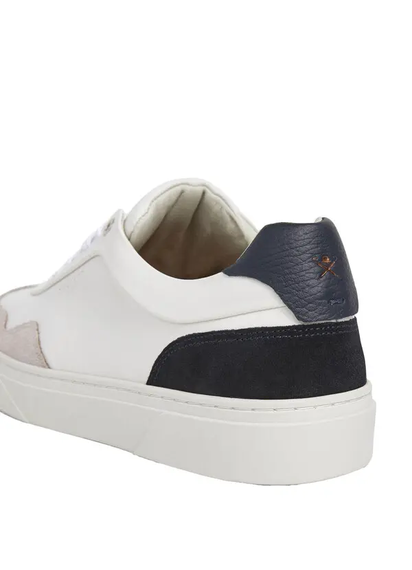 Hackney Delta Leather and Suede Trainer 4 Image