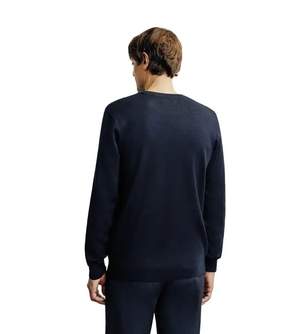 Textured Crewneck Sweater 2 Image