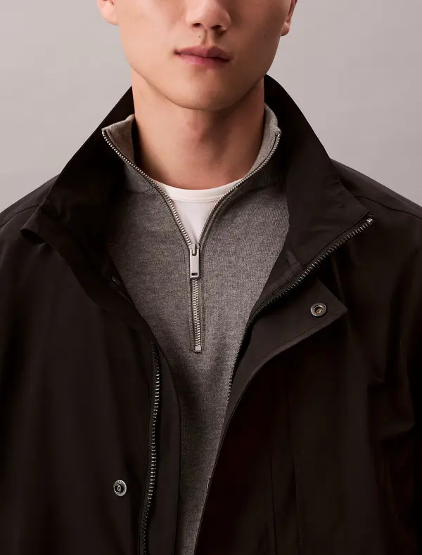 Lightweight Hooded Parka Jacket 2 Image