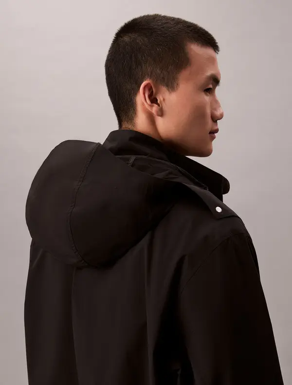 Lightweight Hooded Parka Jacket 4 Image