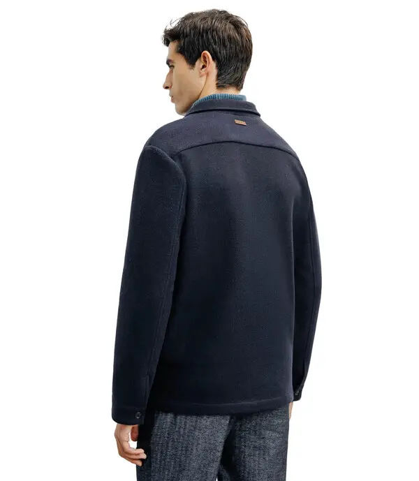 3-Pockets Casual Jacket with Shirt Collar 2 Image