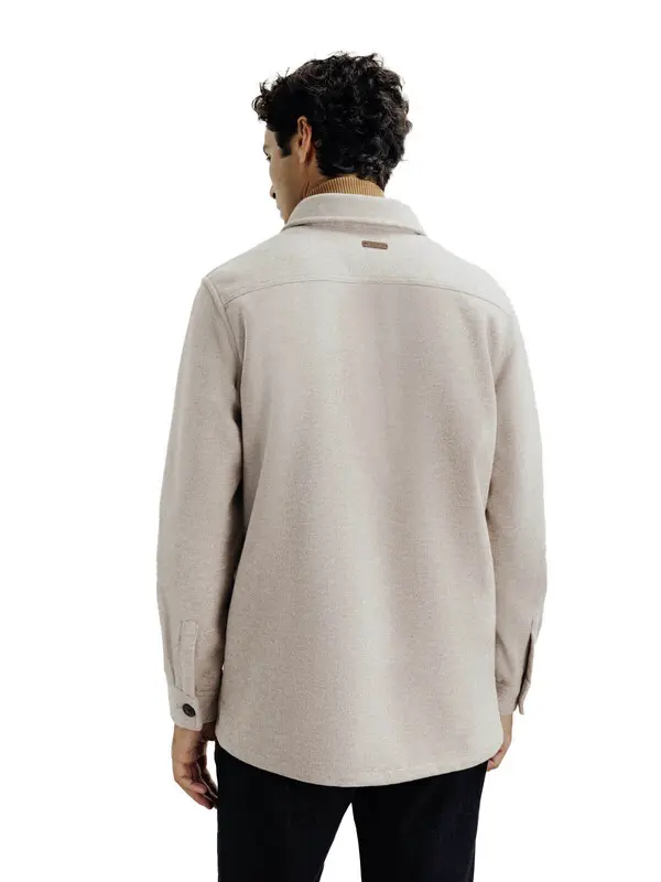 Shirt Collar Casual Jacket 2 Image