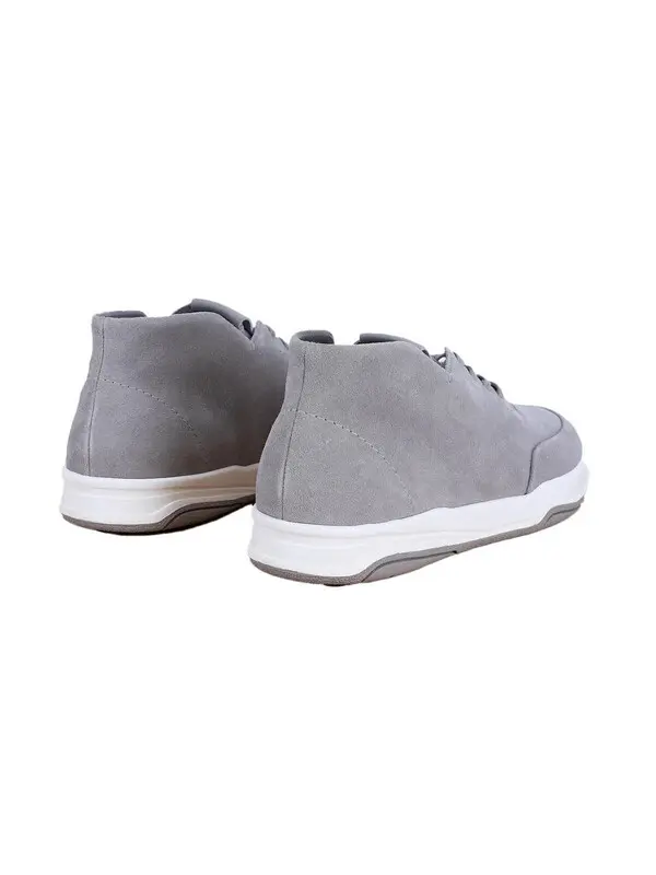 Suede Leather High-top Sneakers with Laces 2 Image