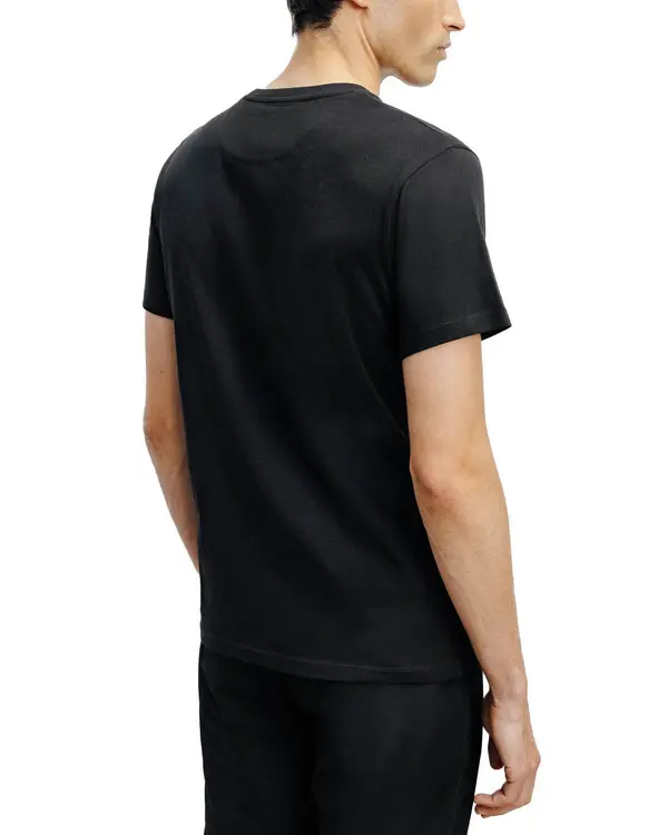 Logo Print Cotton Short Sleeve T-shirt 2 Image