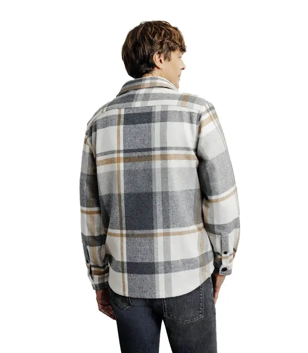 Straight Cut Large Check Shirt 2 Image