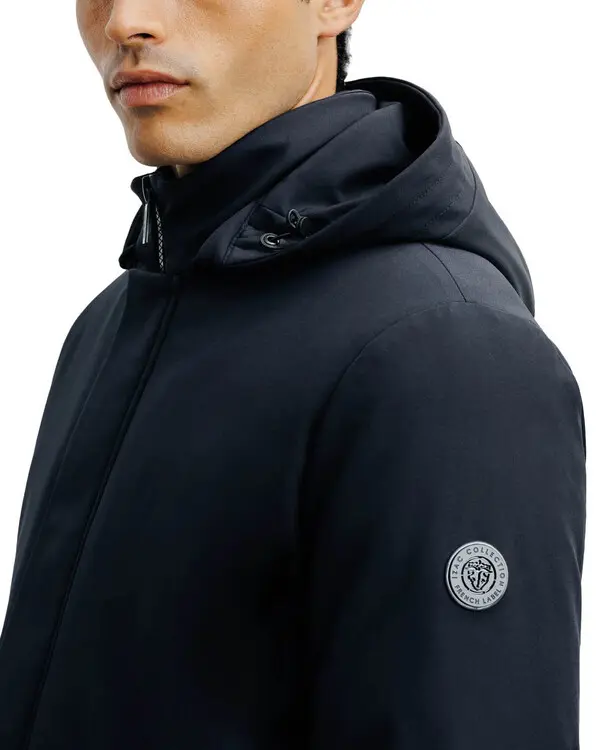 Three-Quarter Length Hooded Coat 1 Image