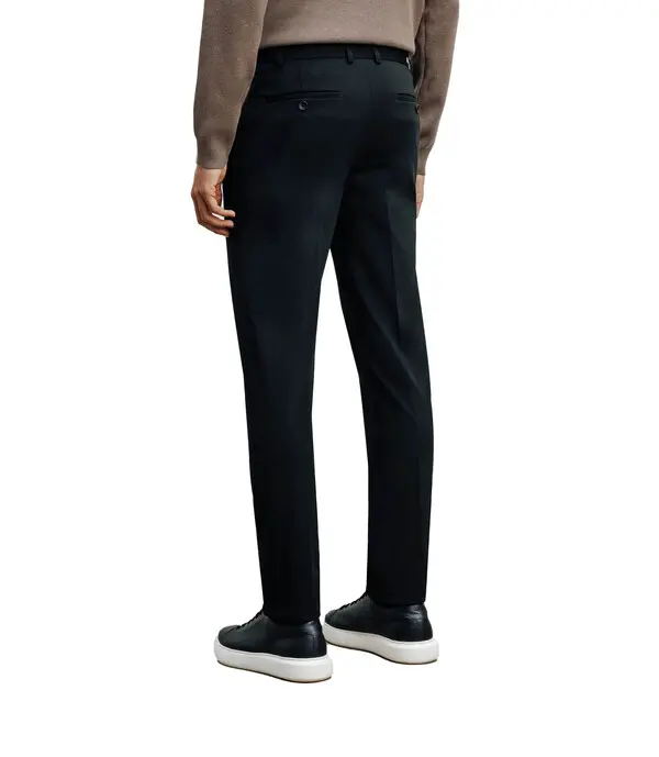Knitted Fitted Trousers 3 Image
