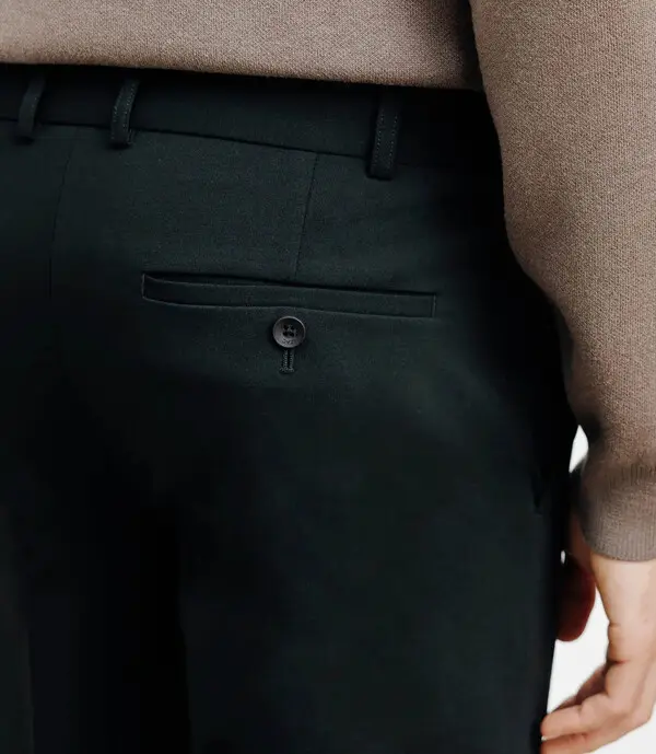 Knitted Fitted Trousers 2 Image