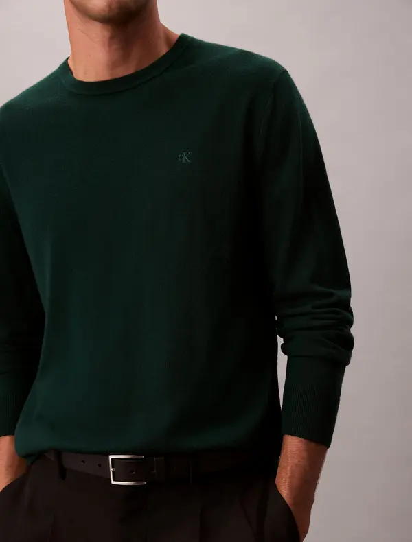 Merino Wool Classic Sweater 1 Image