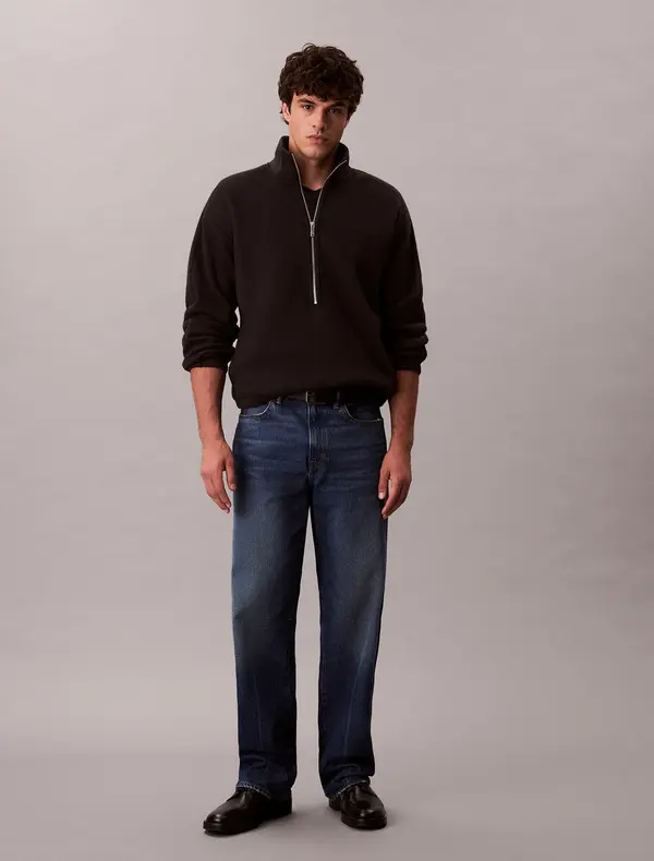 Oversized Half Zip Sweatshirt 1 Image