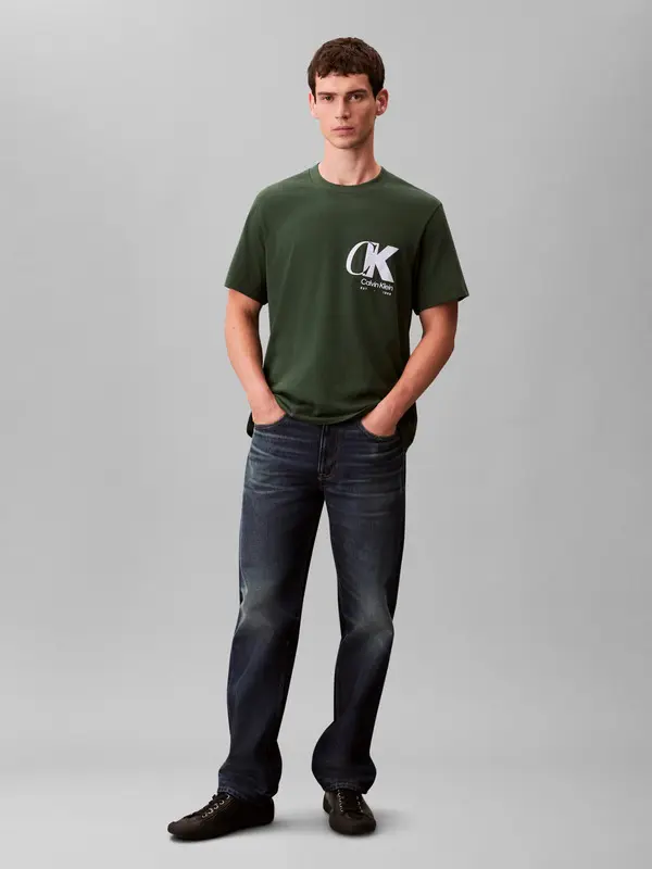Short Sleeves T-Shirt with CK Pocket Logo 1 Image