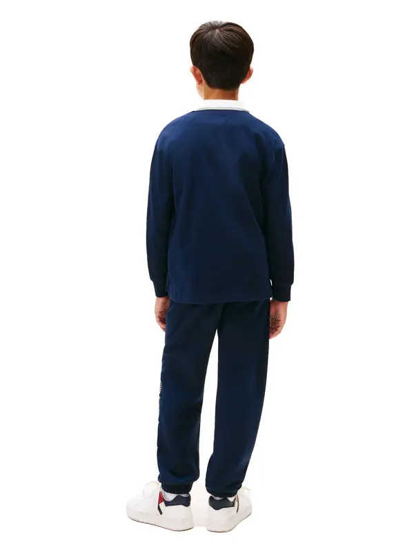 TH Crest Long Sleeve Polo Shirt 1 Image