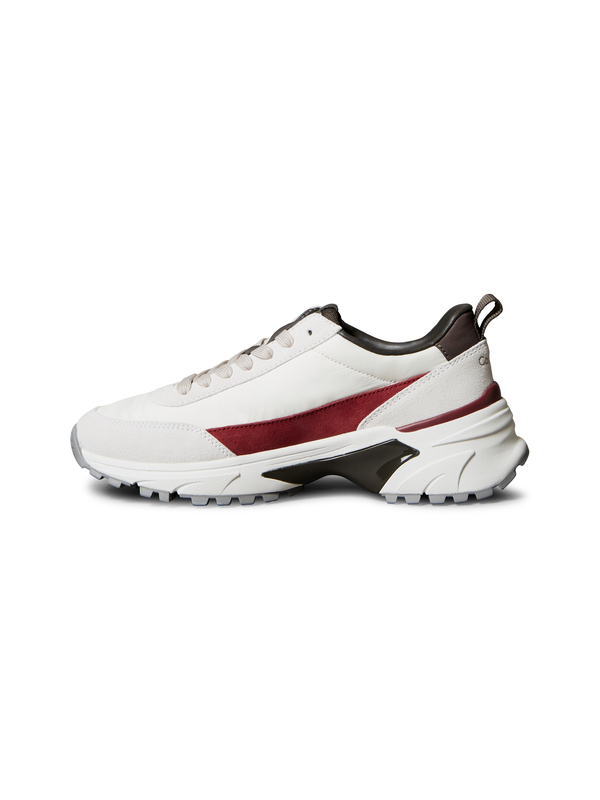 Suede and Nylon Runner Trainers 1 Image