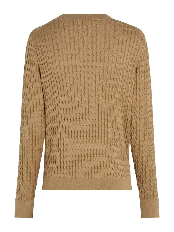 Fine Gauge Cable Knit Jumper 1 Image