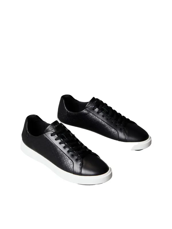 Leather Emblem Logo Pattern Sneakers 2 Image