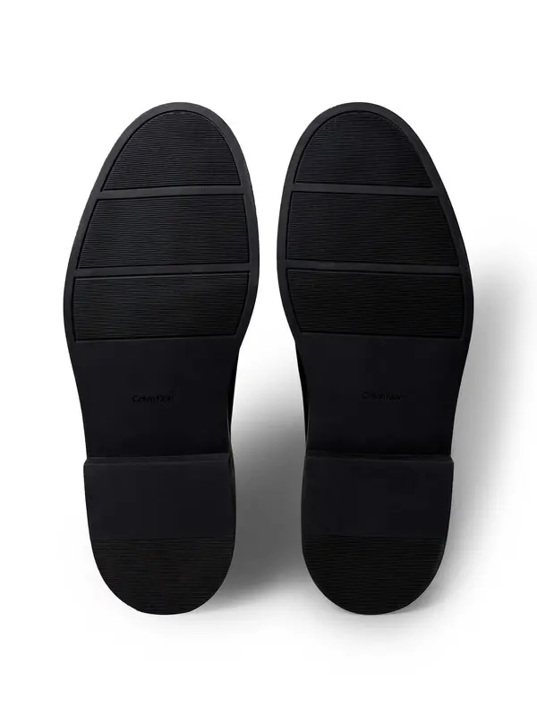 Leather Stacked Heel Chelsea Boots 4 Image