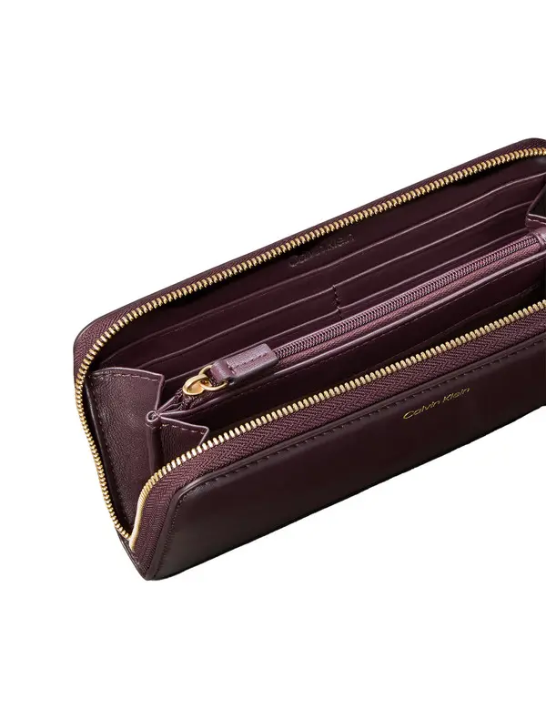 Leather Large Zip Wallet 1 Image