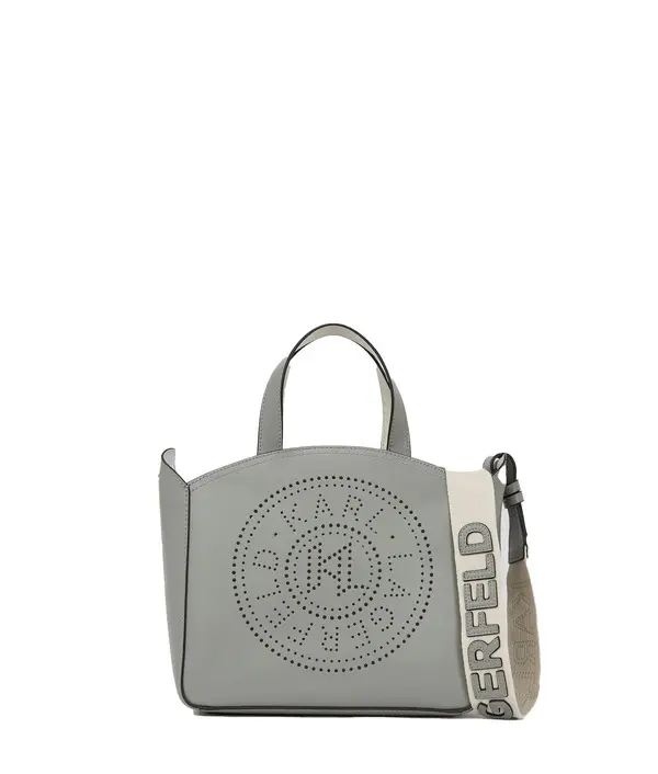 K/Cirlcel Perforated Leather Small Tote Bag 1 Image