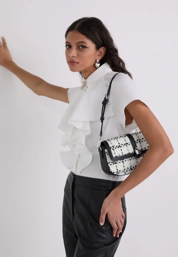 K/Autograph Padlock Leather Shoulder Bag 1 Image