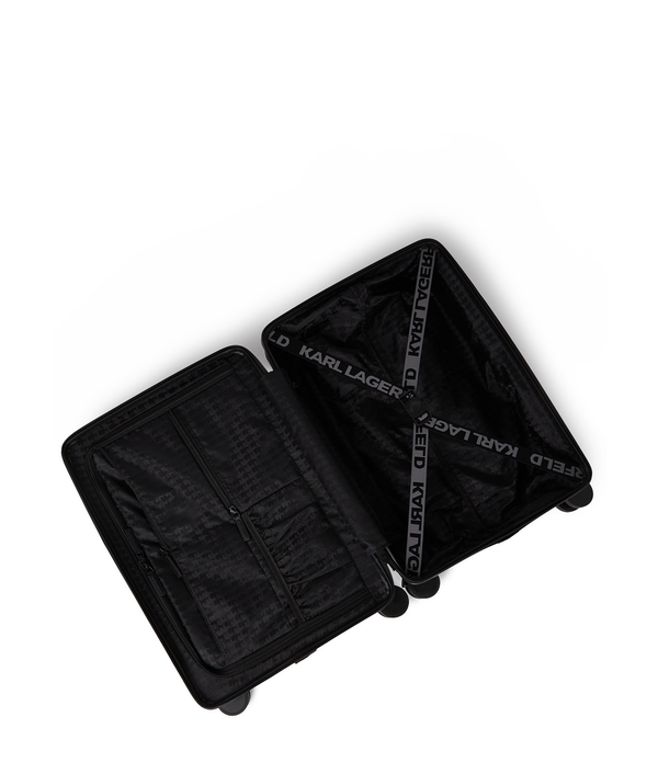 Embossed Logo Hardside Carry-On Suitcase 2 Image