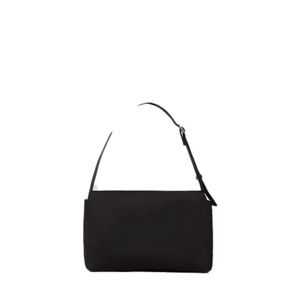 Nylon Padded Flap Shoulder Bag 1 Image