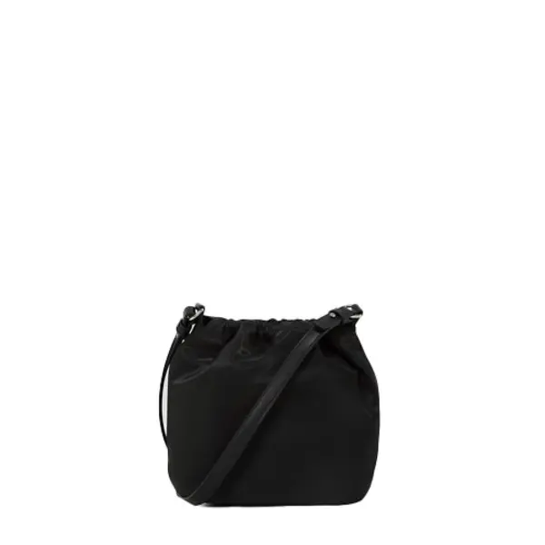 Nylon Bucket Bag with Logo Patch 1 Image