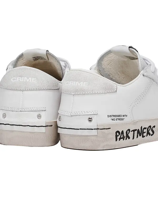 Distressed  Leather Sneakers "Partners in Crime" 1 Image
