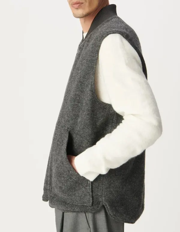 Boiled Wool Waistcoat 3 Image