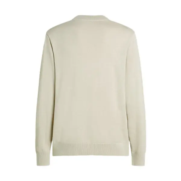 Mock Neck Sweater with Embossed Logo 1 Image