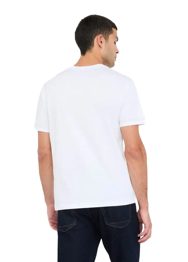 Cotton T-shirt with breast pocket 2 Image