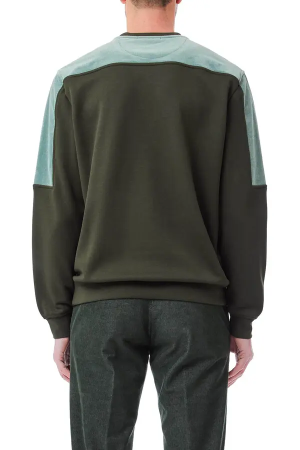 Crew-neck Cotton sweatshirt 2 Image