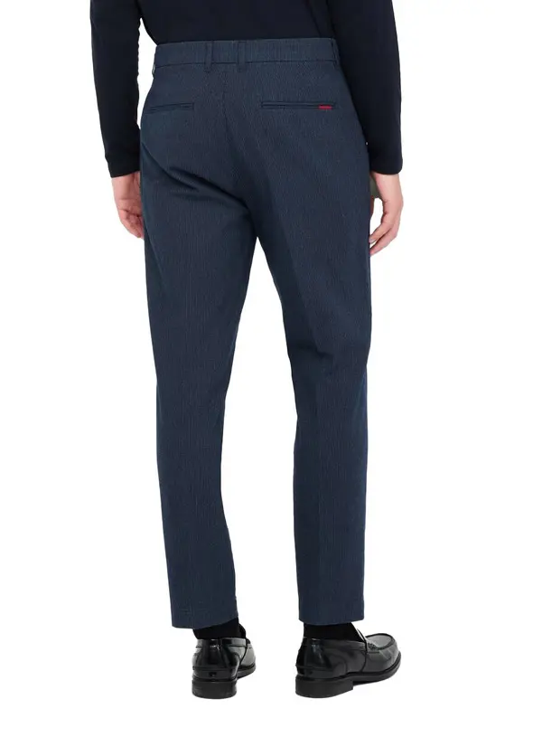 Pressed Pleat Chevron Trousers 2 Image