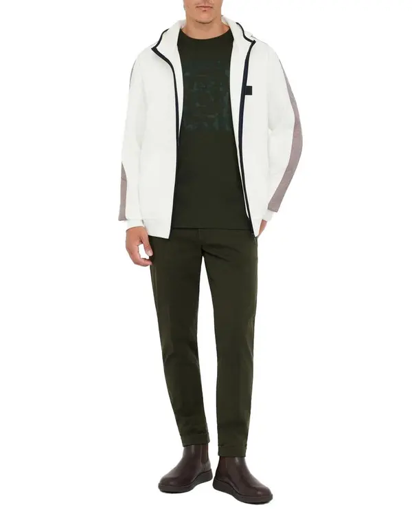 Hooded Sweatshirt with Zip 1 Image