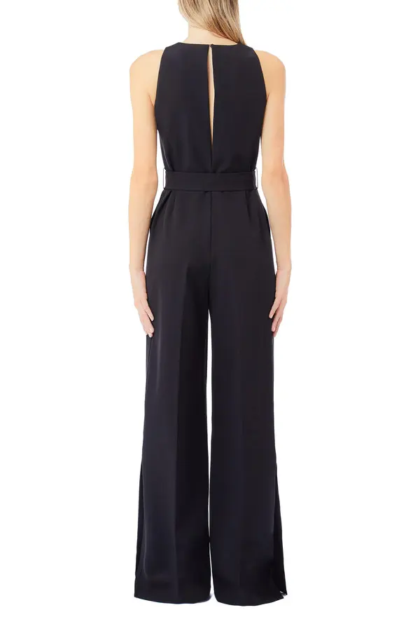 Smart jumpsuit with belt 2 Image