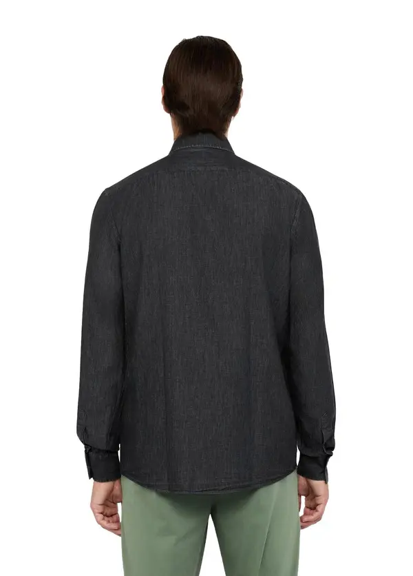 Cotton Denim shirt 2 Image