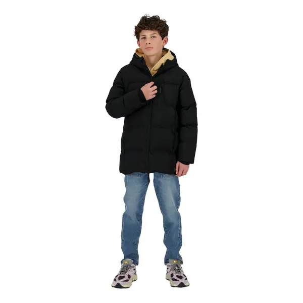 Longline Hooded Puffer Coat 3 Image