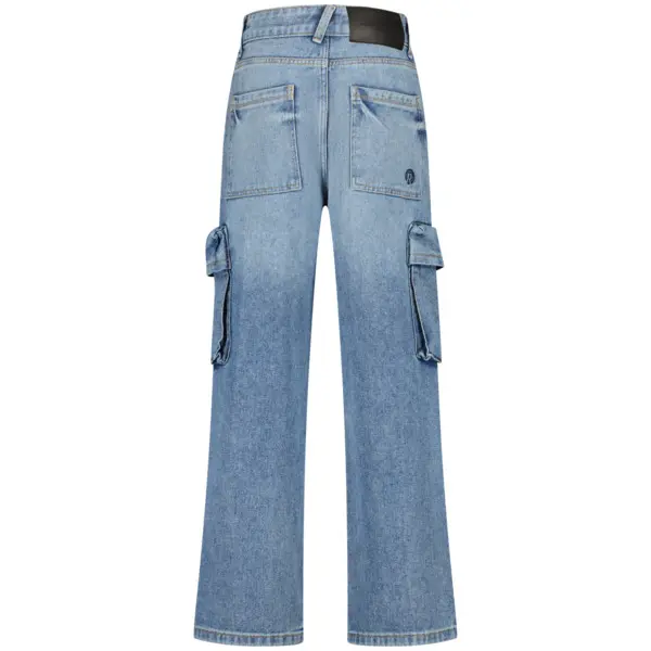 Relaxed Fit Cargo Jeans 1 Image