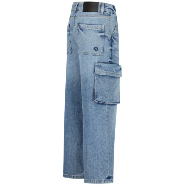 Relaxed Fit Cargo Jeans 2 Image