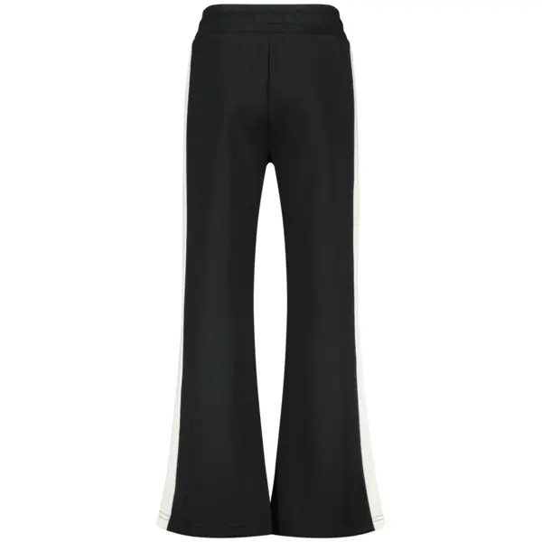 Flared Leg Pull-On Cotton Pants 1 Image