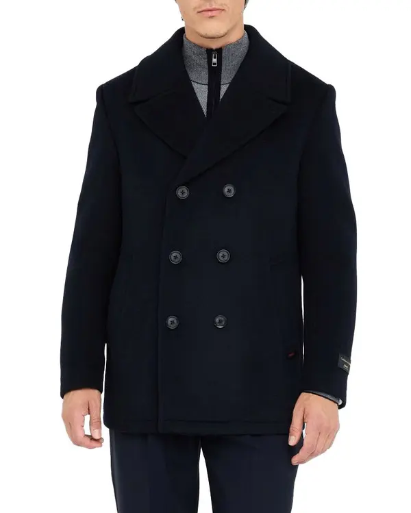 Wool and Cashmere Peacoat 1 Image