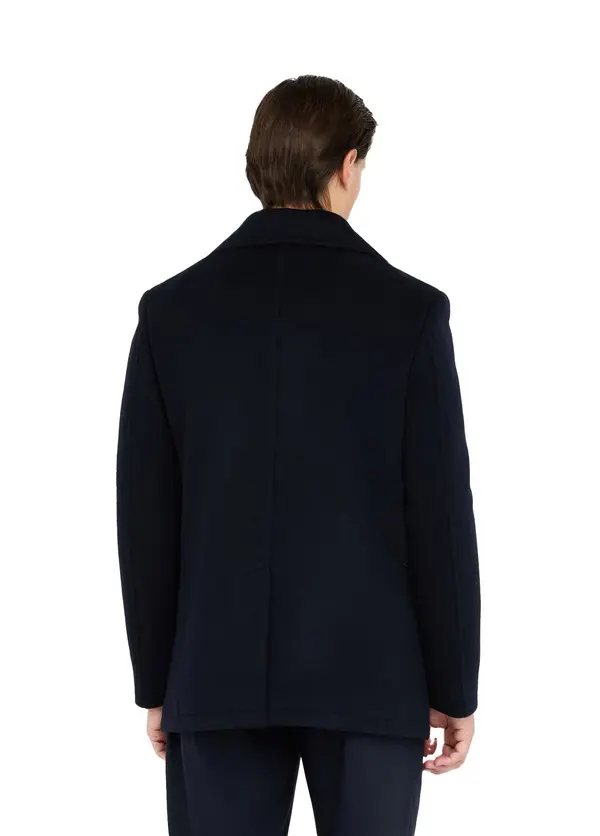Wool and Cashmere Peacoat 2 Image