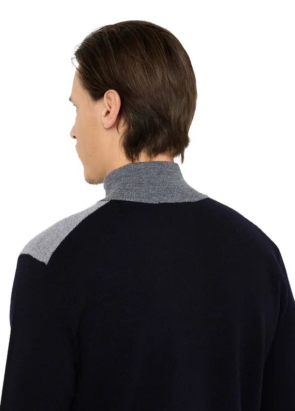 Wool Sweater With Zip 4 Image