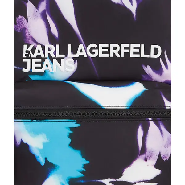 Multi-Color Printed Nylon Backpack 2 Image