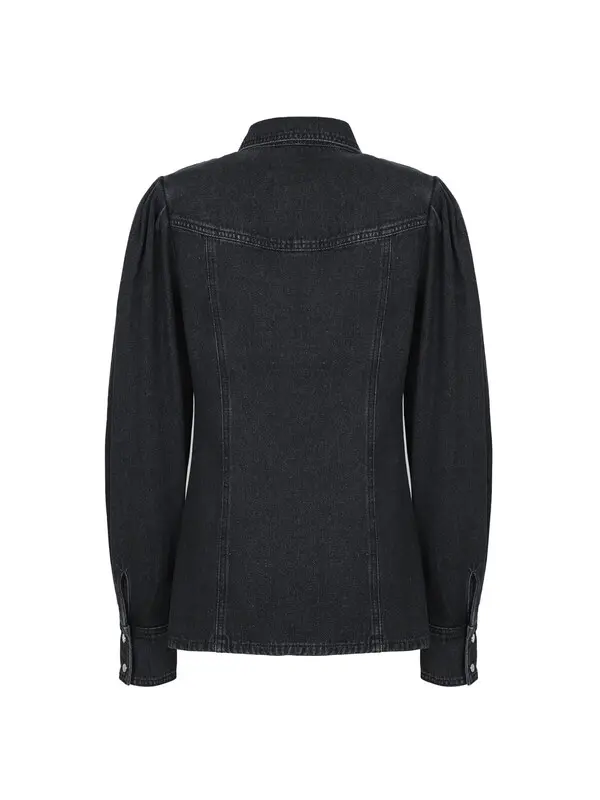 Denim Shirt with Cowboy Detail 1 Image