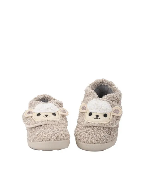 Fleece Sheep Face Bootie Slippers 1 Image