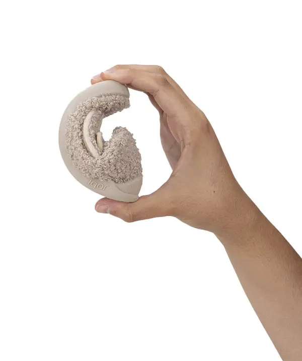 Fleece Sheep Face Bootie Slippers 2 Image