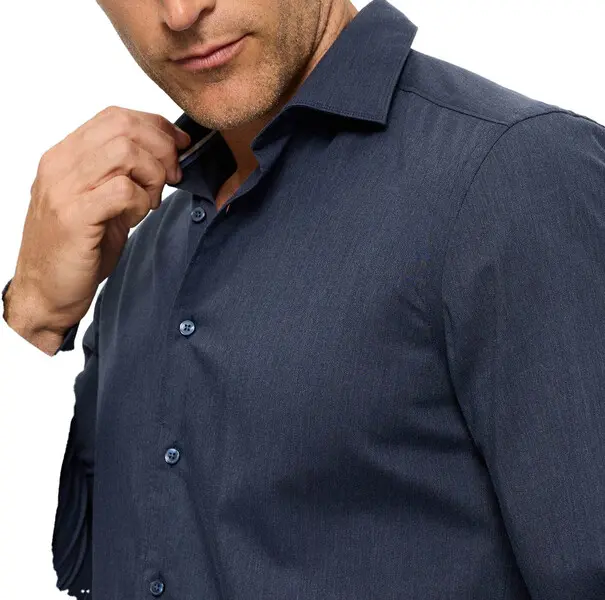 Body Fit Kent Long Sleeves Shirt 1 Image